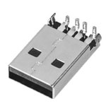 USB A公90°沉板式
