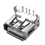 USB A母座90°DIP內(nèi)扣型